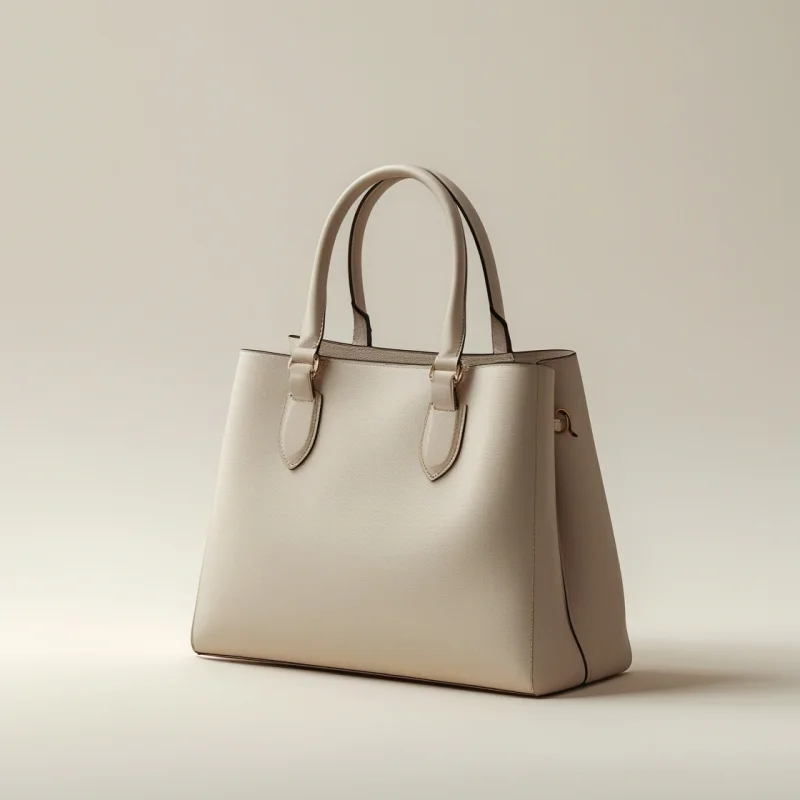 Schlichter Shopper in neutraler Farbe