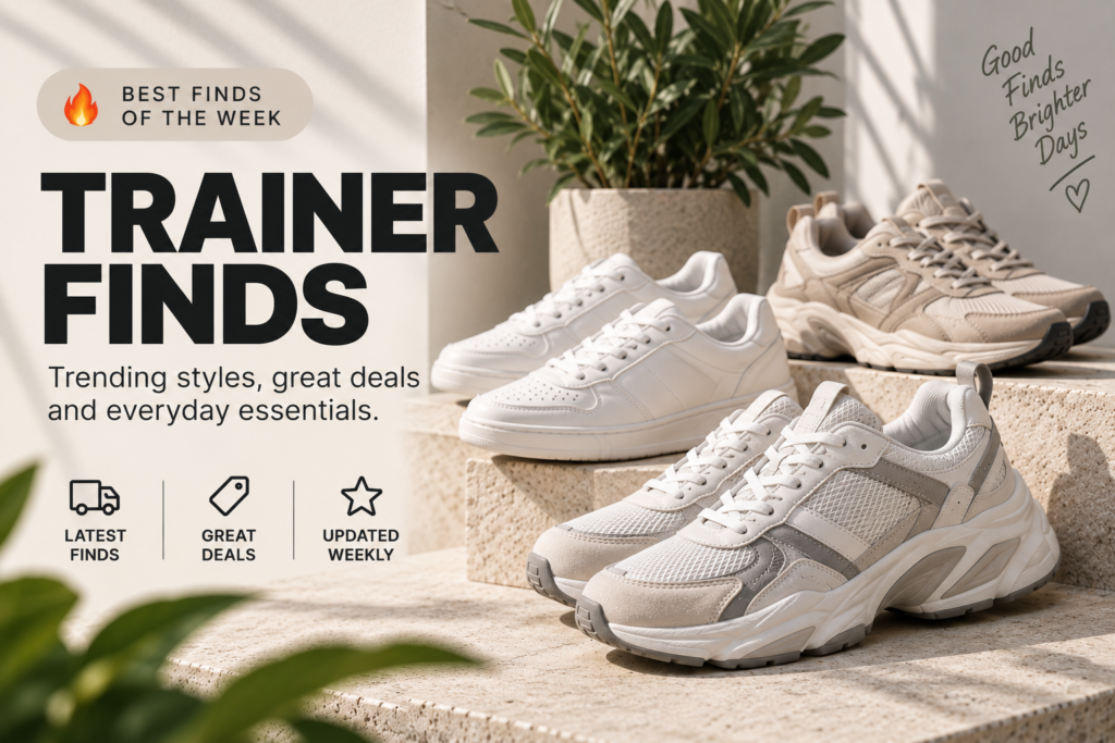 Online shopping finds – trainers and footwear