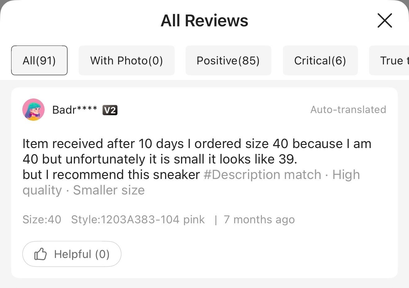 Hacoo shoe review reporting smaller sizing